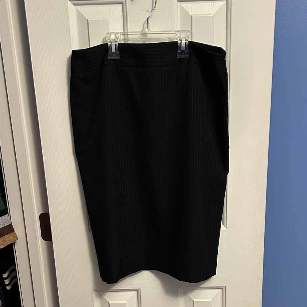 APT 9 Pinstripe Midi Skirt